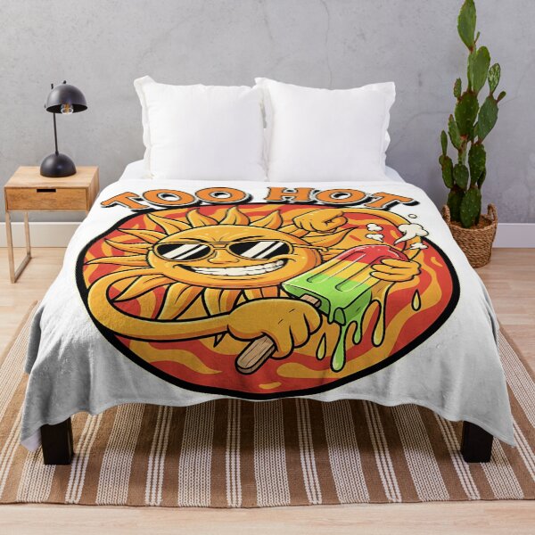 Item preview, Too Hot Retro Sun Mascot - Rubber Hose Summer Humor designed and sold by CELESTIAL©️.