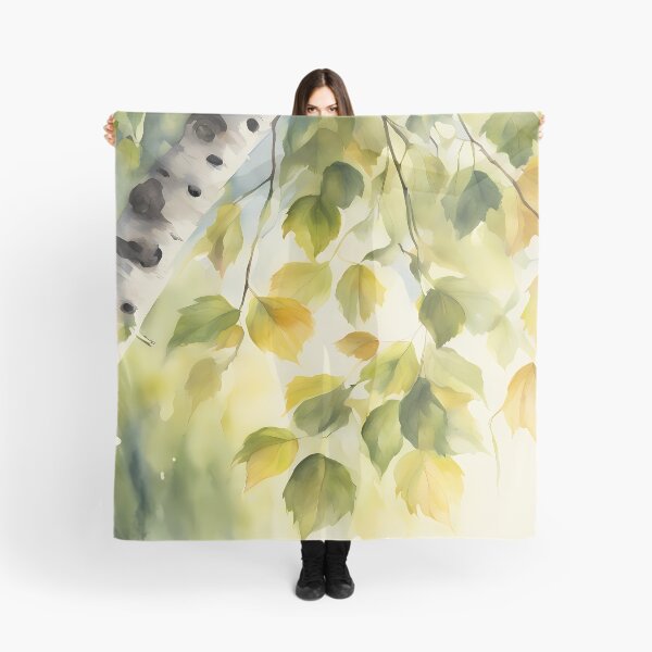 Item preview, Birch Leaves in Sunlight designed and sold by CalmnessbyChoice.