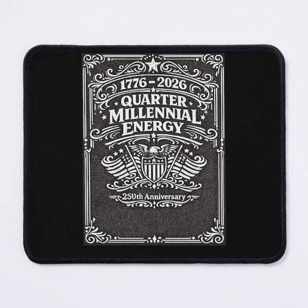Item preview, Whiskey label styled design - 1776–2026 Quarter Millennial Energy,USA 250th Anniversary Patriotic Vintage American designed and sold by digitalbitcraft.