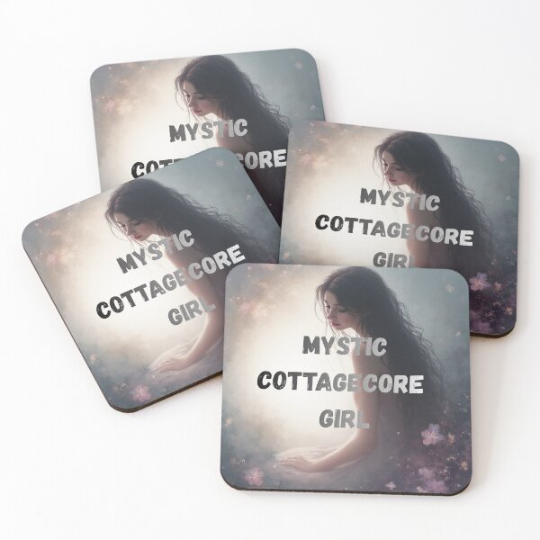 Item preview, Mystic Cottagecore Girl Eternal Forest Dreamer Art designed and sold by Anyshca.