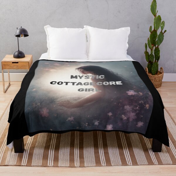 Item preview, Mystic Cottagecore Girl Eternal Forest Dreamer Art designed and sold by Anyshca.