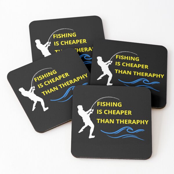Item preview, Fishing Is Cheaper Than Therapy designed and sold by PioguArtFish.