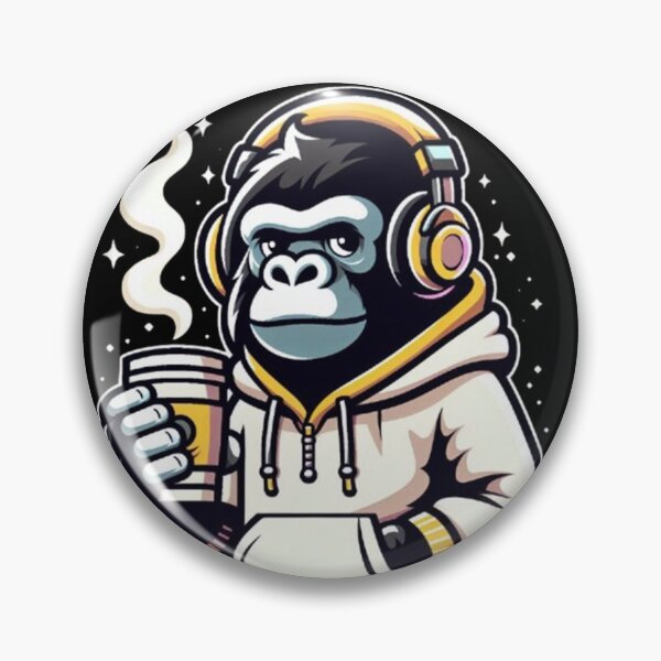 Item preview, Coffee Gorilla – Chill Vibes in Streetwear Style designed and sold by Dogandesighn.