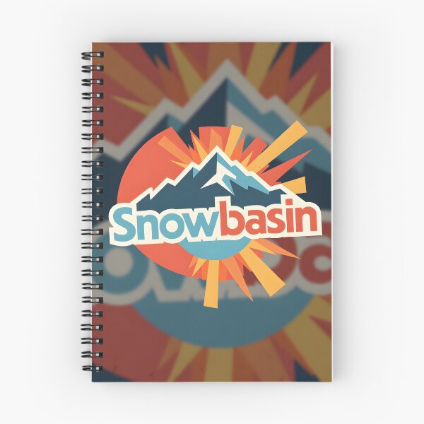 Item preview, Snowbasin Inspired Ski Resort – Retro Mountain Sunburst Design designed and sold by tokyojeff.