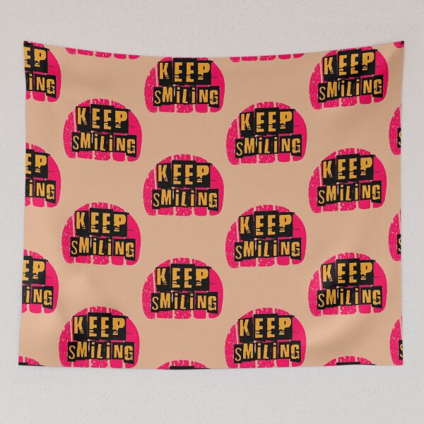 Item preview, Keep Smiling Modern Design | Positive Orange Phrase with Elegant Style designed and sold by AstronautMerch.