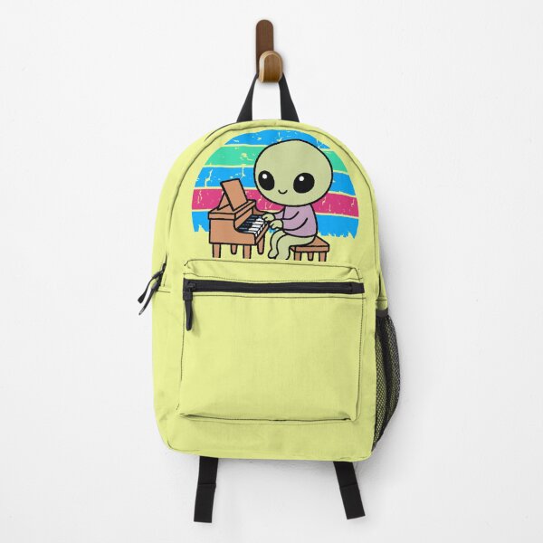 Item preview, Green Alien Playing the Piano | Fun, Musical Alien Design designed and sold by AstronautMerch.