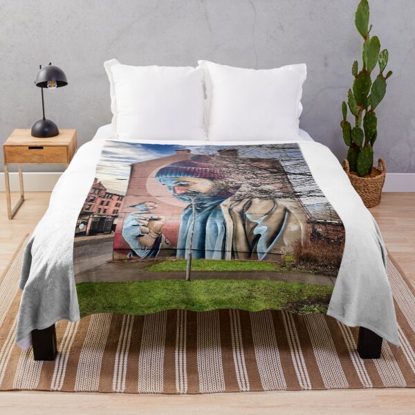Item preview, Mural callejero en el edificio de viviendas de Glasgow designed and sold by RJW Images.