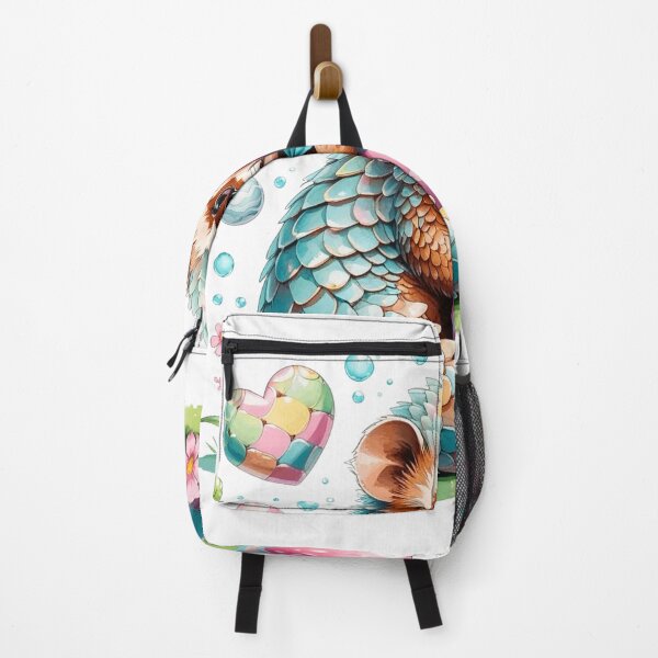 Item preview, Cute Pangolin Hugging Giant Easter Egg Watercolor designed and sold by AQUILAKREO.