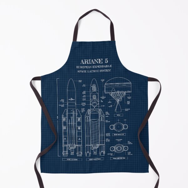 Item preview, Ariane 5 Rocket (Navy Blueprint) designed and sold by BGALAXY.