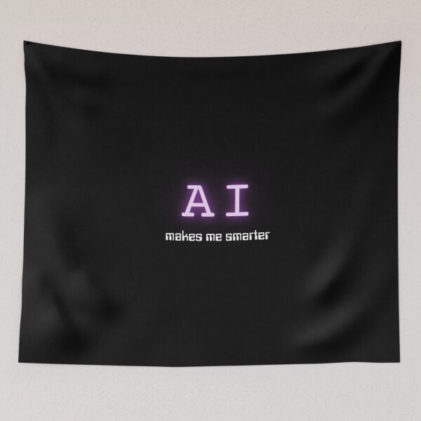 Item preview, AI makes me smarter (Neon Purple) designed and sold by ProjectLui.