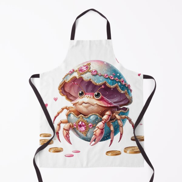 Item preview, Cute Crab in Jeweled Easter Egg with Gold Coins designed and sold by AQUILAKREO.