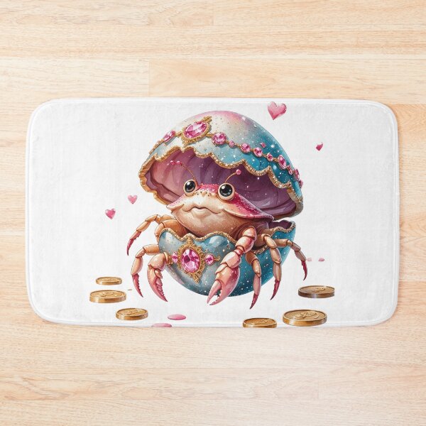 Item preview, Cute Crab in Jeweled Easter Egg with Gold Coins designed and sold by AQUILAKREO.