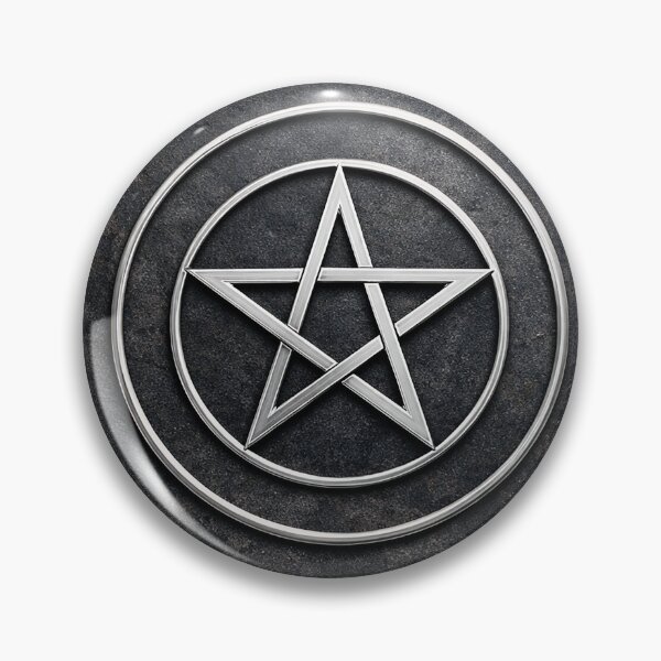Item preview, Ovate Symbol of the Three Circles and the Pentagram - Version 1 designed and sold by Roland Keates aka Lost Histories .
