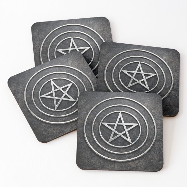 Item preview, Ovate Symbol of the Three Circles and the Pentagram - Version 1 designed and sold by Roland Keates aka Lost Histories .