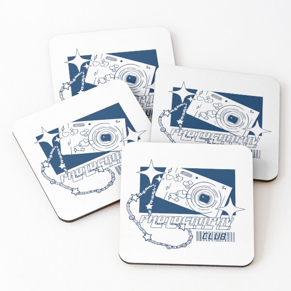 Item preview, Photography Club Camera Hearts Stars Aesthetic Design designed and sold by Oniyasha.