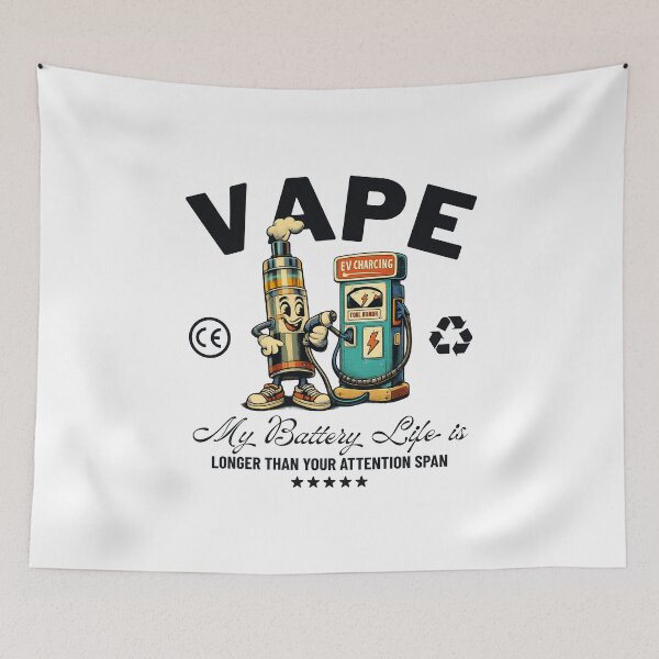 Item preview, Vape : my battery life is longer than your attention span designed and sold by Peerless-Prime.