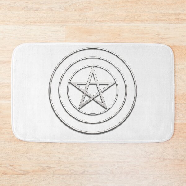 Item preview, Ovate Symbol of the Three Circles and the Pentagram - Version 2 designed and sold by Roland Keates aka Lost Histories .