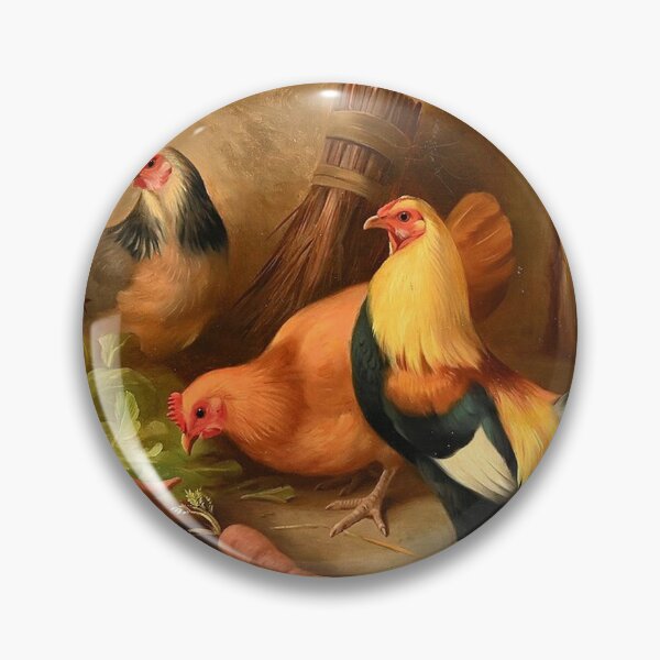 Item preview, Chickens Alongside Vegetables designed and sold by tomorrowsart.