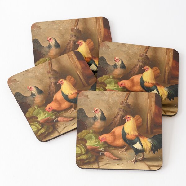 Item preview, Chickens Alongside Vegetables designed and sold by tomorrowsart.