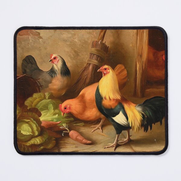 Item preview, Chickens Alongside Vegetables designed and sold by tomorrowsart.