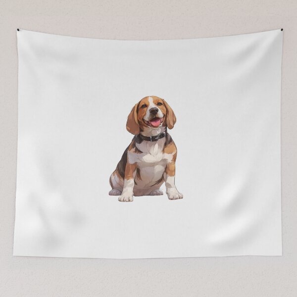 Item preview, Happy Tricolor Beagle designed and sold by SMARTKIT DESIGNAGENCY.