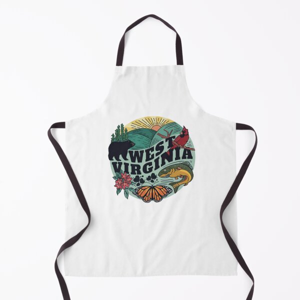 Item preview, West Virginia Nature Wildlife Mountains Bear Cardinal designed and sold by Oniyasha.