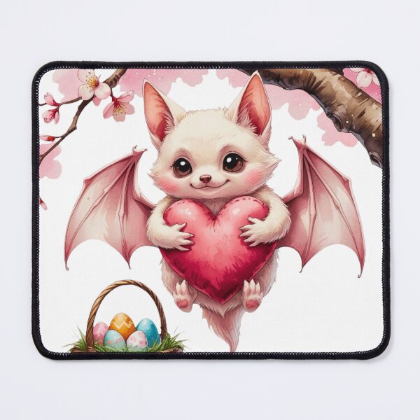 Item preview, Adorable Sakura Bat Valentine & Easter Spring Art designed and sold by AQUILAKREO.