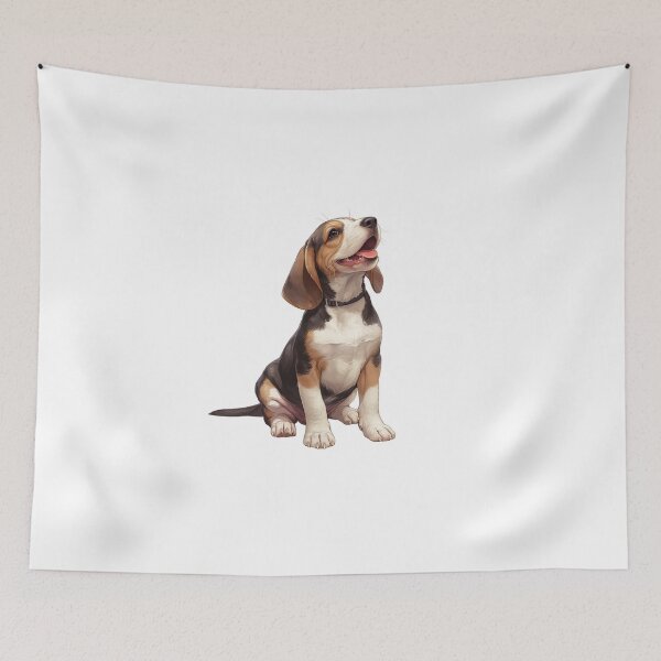 Item preview, Happy Tricolor Beagle designed and sold by SMARTKIT DESIGNAGENCY.
