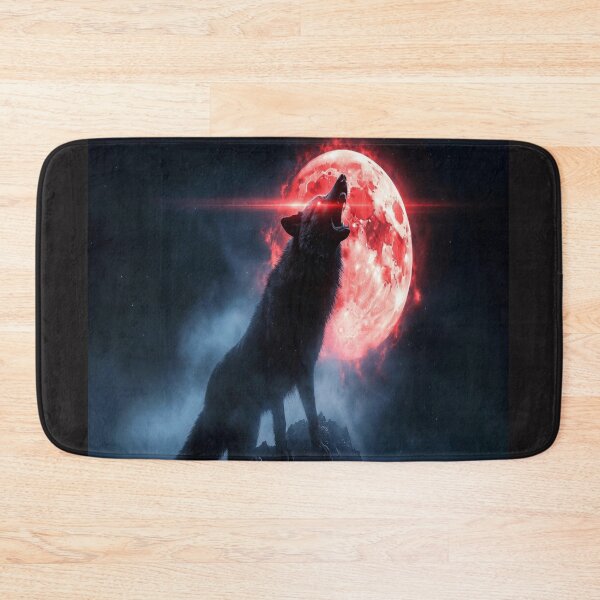 Item preview, Scarlet Moon Wolf Cry designed and sold by NovaDigitalArt45.