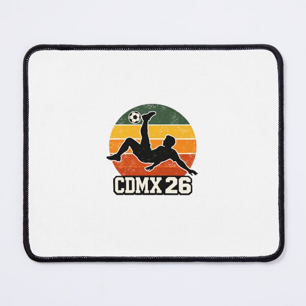 Item preview, CDMX '26 Retro Soccer Silhouette - Vintage Mexico City Football Fan Art designed and sold by Final Whistle Art.