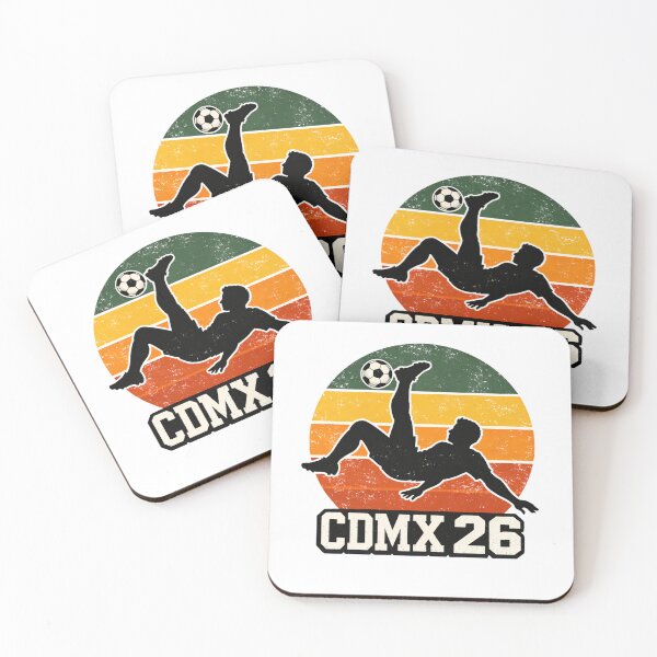 Item preview, CDMX '26 Retro Soccer Silhouette - Vintage Mexico City Football Fan Art designed and sold by Final Whistle Art.