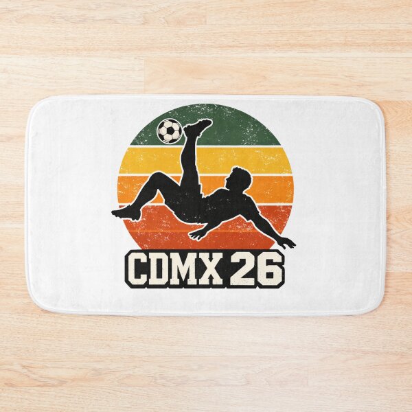 Item preview, CDMX '26 Retro Soccer Silhouette - Vintage Mexico City Football Fan Art designed and sold by Final Whistle Art.