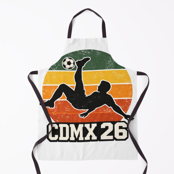 Item preview, CDMX '26 Retro Soccer Silhouette - Vintage Mexico City Football Fan Art designed and sold by Final Whistle Art.