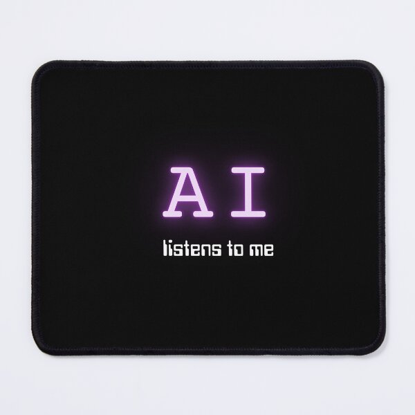 Item preview, AI listens to me (Neon Purple) designed and sold by ProjectLui.