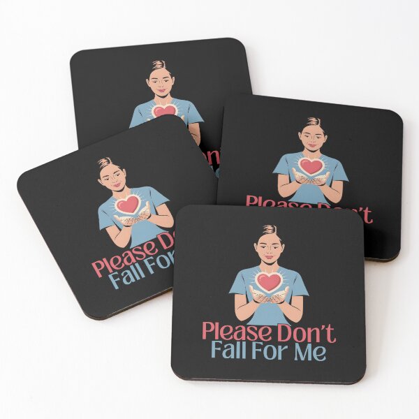 Item preview, Please Don't Fall For Me Valentines Day Nurse designed and sold by designsbyaneta.