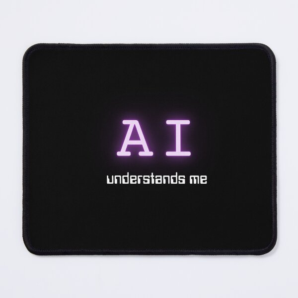 Item preview, AI understands me (Neon Purple) designed and sold by ProjectLui.