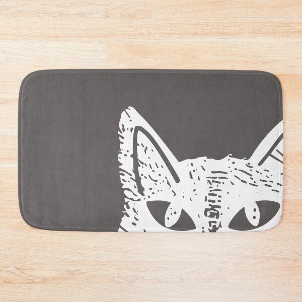 Item preview, cat face abstract white color  designed and sold by sowaibur.