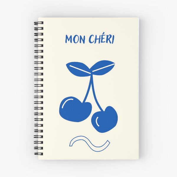 Item preview, Mon Chéri – Minimalist Cherry Design | Cute French Love Illustration designed and sold by kopcollage.