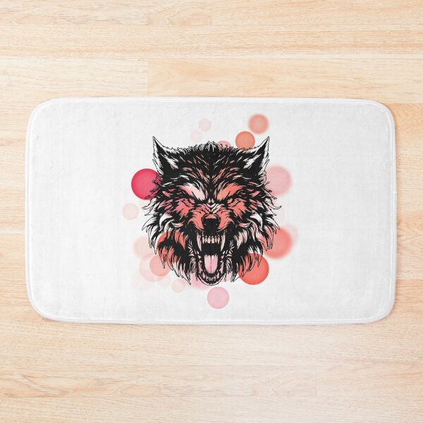 Item preview, Wolf Showing Teeth – Animal Illustration designed and sold by iamKRUK.