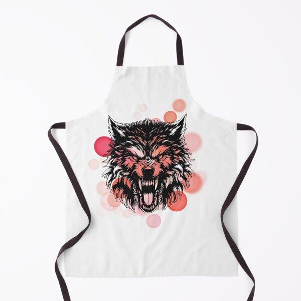 Item preview, Wolf Showing Teeth – Animal Illustration designed and sold by iamKRUK.