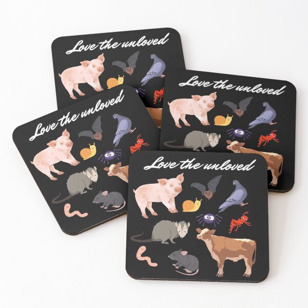 Item preview, Love the Unloved Animals, Farm Animals, Insects, Birds, Rodents, Worms designed and sold by SuchWowDesign.