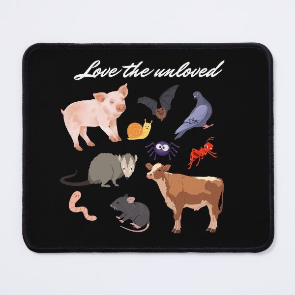 Item preview, Love the Unloved Animals, Farm Animals, Insects, Birds, Rodents, Worms designed and sold by SuchWowDesign.