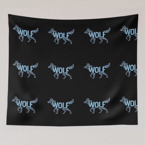 Item preview, Wolf Typography – Modern Minimalist Graphic Design designed and sold by PixelVibe782.