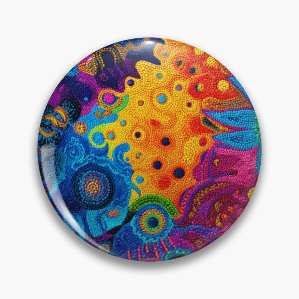 Item preview, Aboriginal Inspired Dot Art - Psychedelic Dreams designed and sold by GrinGalore.