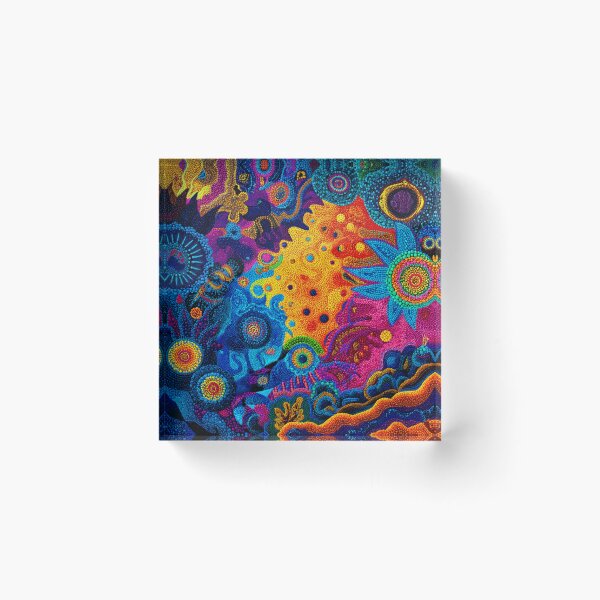 Item preview, Aboriginal Inspired Dot Art - Psychedelic Dreams designed and sold by GrinGalore.