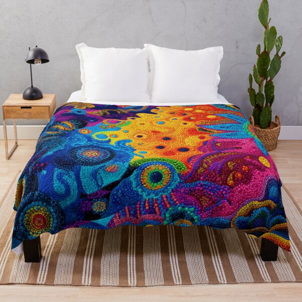 Item preview, Aboriginal Inspired Dot Art - Psychedelic Dreams designed and sold by GrinGalore.