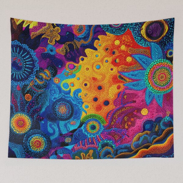 Item preview, Aboriginal Inspired Dot Art - Psychedelic Dreams designed and sold by GrinGalore.