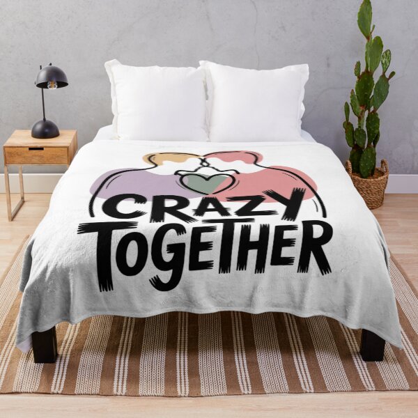 Item preview, Crazy Together – Romantic Abstract Couple Design designed and sold by RedWhiteTees.