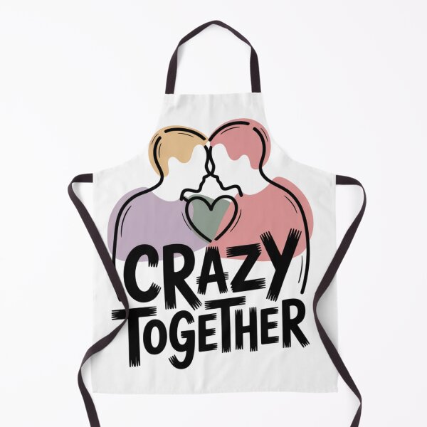 Item preview, Crazy Together – Romantic Abstract Couple Design designed and sold by RedWhiteTees.
