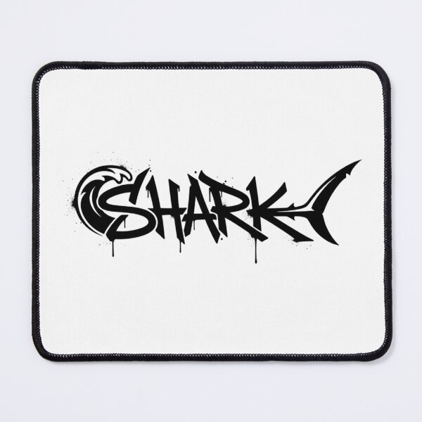Item preview, Shark Logo – Bold Graffiti-Inspired Typography Design designed and sold by PixelVibe782.